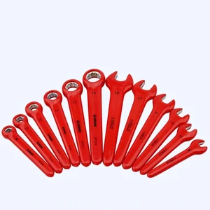 High Voltage Line VDE Insulation Tools 12-Piece Mechanic Tool Set Chrome Vanadium Steel Metric OEM Available
