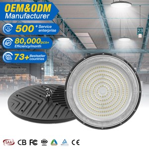 Cheap Price Aluminum Factory Garage Canopy Light Anti Glare 50w 100w 150w 200w 300w Smd Ufo Led High Bay Lamp