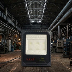 Led Solar Flood Light Waterproof LED Floodlight IP66 Aluminum Housing Suitable for Stadiums, Highways, Tunnels, Gardens