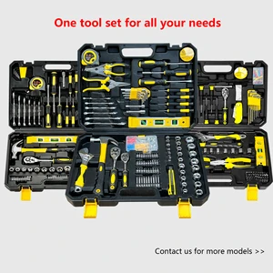 Multi-Function Carbon Steel Tool Kit | Complete Home Repair Tool Set Storage Case | Essential Hand Tape for DIY Maintenance