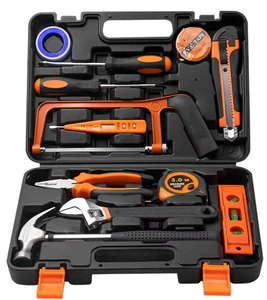 Factory Direct High Carbon Steel Hardware Tool Box Set Hard Case Includes Vise Wrench Screwdriver Hand Operated OEM for Car Home