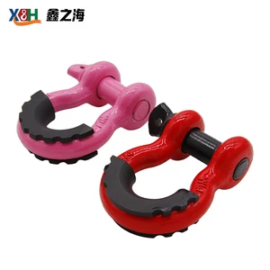 Industrial High Strength Carbon Steel Drop Forged D Shackle Bow Shackle Safety Pin Shackle