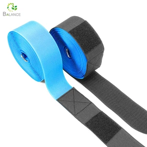 Eco-Friendly Double Sided Hook Loop Storage Strap With Metal Buckles Nylon+Polyester Custom Color & Logo For Luggage And Bags