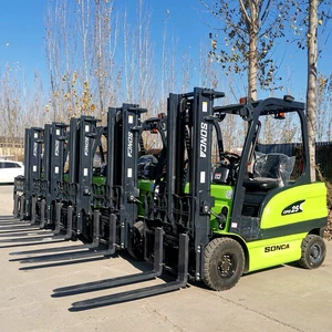 China Manufacture 4x4 Forklift Electric 1.5 Ton 1.6 Ton 2 Ton Electric Hand Forklift MultiFunctional Electric Stacker Forklifts