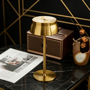 High Footed Cup Rechargeable Desk Lamp for Bedroom Dining Bar Coffee Shop Use-Ambient Lighting Decorative Design