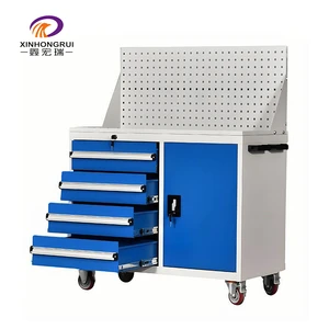 Factory Direct Carbon Steel Garage Storage Cabinet System Drawers Tool Box Roller Cabinet Rust Resistant Installation Tools