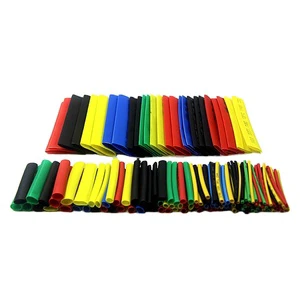 164pcs/Set Polyolefin Heat Shrinkable Tube Kit Colorful Different Size for Wire Cable Insulated Sleeves