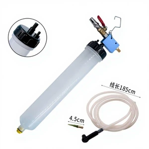 Auto Brake Fluid & Oil Change Tool Kit OEM Hydraulic Clutch Pump & Bleeder Empty Exchange Drained Hard Case for Cars Motorcycles