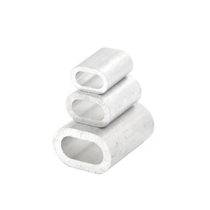 Hot Sales Steel Wire Loop Sleeves Double Barrel Ferrule with Thimbles for Wire Rope