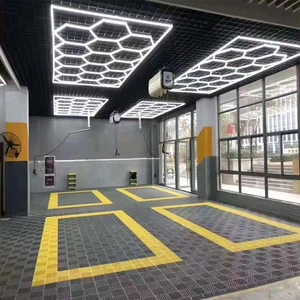 Garage Ceiling Light Hexagonal Garage Light Honeycomb Led Light for Car Washing