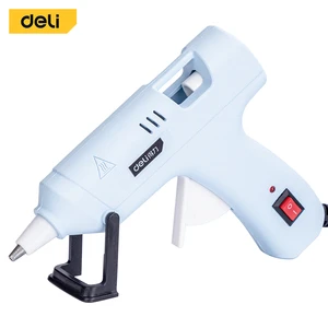 Deli DL390120 Hot Melt Glue Gun Electric Thermosol Gun Children Handmade Smooth Glue Output Anti-tilt base