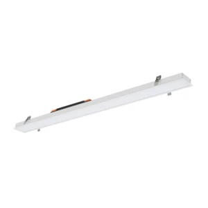 8ft 2400mm 80W LED Linear Line Light Seamless and Linkable Ceiling Mounted Recessed for Office with IP44 Rated Aluminum Alloy