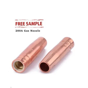 Neutral Packing MIG Welding Accessaries 200A Mig Mag Welding Air Cooled Torch Gas Nozzle