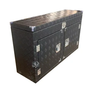 3 Door Aluminium Tool Boxes for Trucks UTE Drawers Tools Storage Cabin