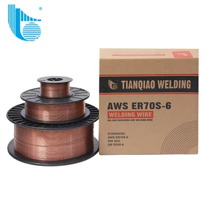 Factory Price ER70S-6 CO2 Gas Mig Welding Wire Shielded 0.8mm 0.9mm 1.0mm 1.2mm 1.6mm Copper Coated
