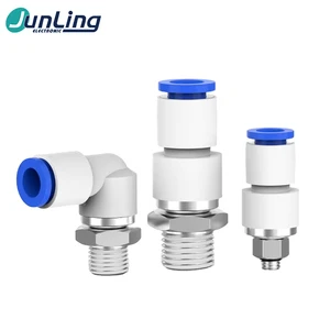 Pneumatic Rotary Joint KSH Quick Connector KSL-6-01/8-02/10-03 air Hose Universal Joint KSL4/6M5 Straight-through KSH8/10-010203