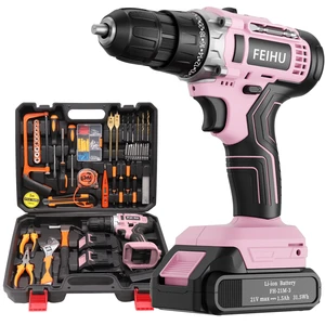 Best Supplier Original Factory Direct Sale Electric 21V Battery Charge Cordless Drill Set With Spare Parts Power Drill Kit