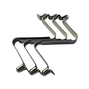 China Factory U Shape Metal Retaining Spring Clips V Shaped Stainless Steel Metal Button Spring Clip