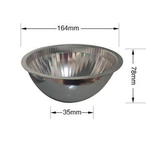 Wholesale Spinning Factory Aluminium Custom Reflective Led Reflector Cup, Parabolic Ceiling Light Spotlight Cover Led Reflector