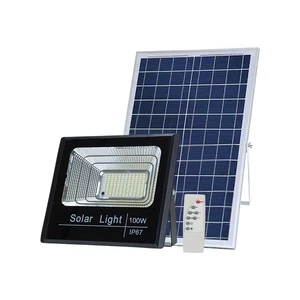 Solar Powered Outdoor Garden Floodlights IP66 Rated with Light Control