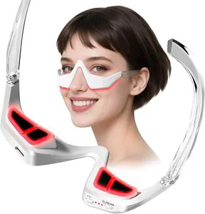Red Light Therapy Eye Lift Wand 650nm Microcurrent Vibration 3D Contour Dark Circle Eye Bag USB Recharge 3 Mode OEM Gift