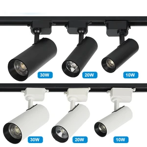 Contemporary Adjustable Angle LED COB Recessed Track Lights for Hotel Office & Home Use-High CRI 90