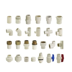 China CPVC High Pressure Equal ASTM D2846 Plumbing Pipe Fittings Anti-UV Corrosion Resistant