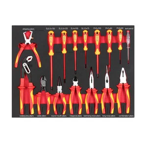 DMT101 Customized Professional CR-V Insulated Electrician Pliers Set Tool Set for Professionals