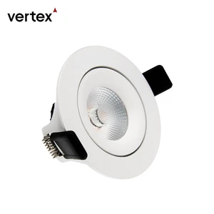 Modern Low Profile Anti-Glare Dimmable Spotlight Housing White Black COB Ceiling Spot Lamp Aluminum 10W Recessed LED Home Office