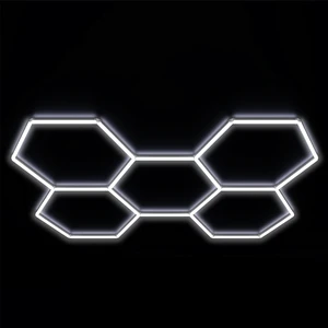 New the Ceiling Led Lights Decor 5 Hex Garage Light Home Gym Work Lighting
