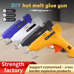 Hot Glue Gun for Industrial Use High Temperature Electric Heat Gun for Melt Jewelry Accessories DIY Grade Plastic Material