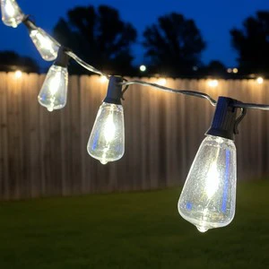 Wholesale Warm White LED Decorative Patio Lantern G40 Solar String Light Solar Outdoor Hanging Lighting Shatterproof Edison Bulb