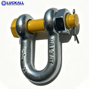 Bow Shackles Galvanized Alloy Steel US Type for Heavy Industry Applications G2150 All Size 6Times