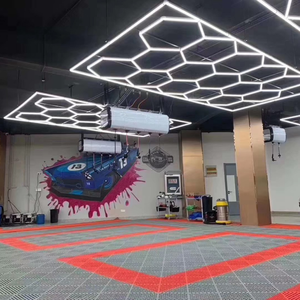 SCARCITY Wholesale Hexagon Lights Quick Connect Garage For Car Detailing Shop