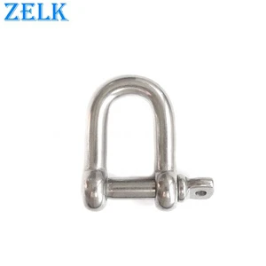High Polished SUS304 316 Stainless Steel D Type Shackle (Dee Shackle)