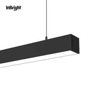 Surface Mounted Pendant Linear Light 20w 36w 48w Beam Angle 120 Degree Suspended Led Linear Pendant Light