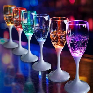 LED Party Supplies Glowing in the Dark Liquid Activated Led Reflector Cup