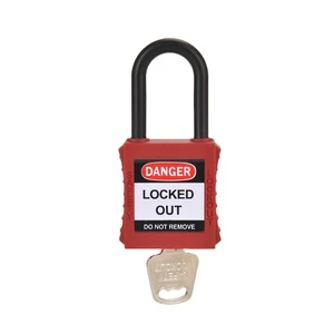 OEM Service High Security 38mm Insulation Shackle Pad Lockout Tagout Keyed Alike Insulation Safety Padlock by Elecpopular