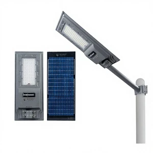 High-Power LED Solar Street Light with Radar Sensor and IP65 Waterproof for Road Engineering