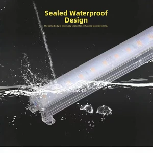 Aluminum Led Linear Light 24V IP65 Waterproof Full-Color Single-Color Running Light Contour Exterior Wall Lighting Project