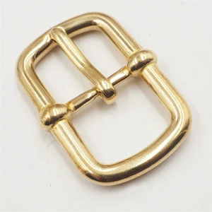 Luxury Bare Brass Color Pin Buckle for Belts