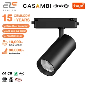 High Quality LED Track Light Modern Adjustable Magnetic Dimmable Spotlight for Office Supermarket Aluminum