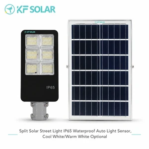 KFSOLAR All in One Solar Street Light IP65 Solar Outdoor Lights Waterproof Solar Lights for the Driveway