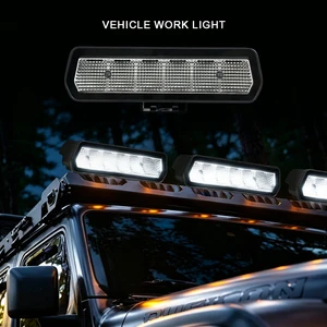 IP67 6Inch LED Work Light Bar Off Road Light White Fog Driving Flood Lamp For 4x4 SUV ATV Truck Trailer Pickup UTV Vehicle