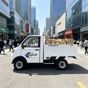 Electric Pick up 3500W Motor 72V Power EEC COC Certified Mini 4 Wheel Truck with Automatic Unloading Function for Farm Work