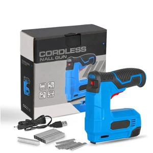 NEOBRISKEN Cordless Electric Nail Gun Lithium Nail Gun for Woodworking Small Portable Nail Gun for Household Use