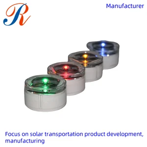 Cadsolar Model 301 Factory Outdoor Solar Powered LED Highway Pathway Road Studs Plastic Material High-Intensity Prismatic