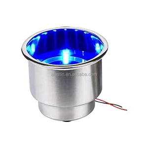Marine Boat Hardware Factory Supply RV Cup Holder Mirror Polished With Light