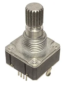 High Reliability DC15U Magnetic Rotary LED Encoder with Incremental Pulse Output and Built-in Switch