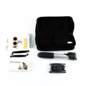 Portable All-in-One Bicycle Repair Kit Includes Household Bicycle Tire Pump and Patch Inflator Model JY-315A Made in Guangdong